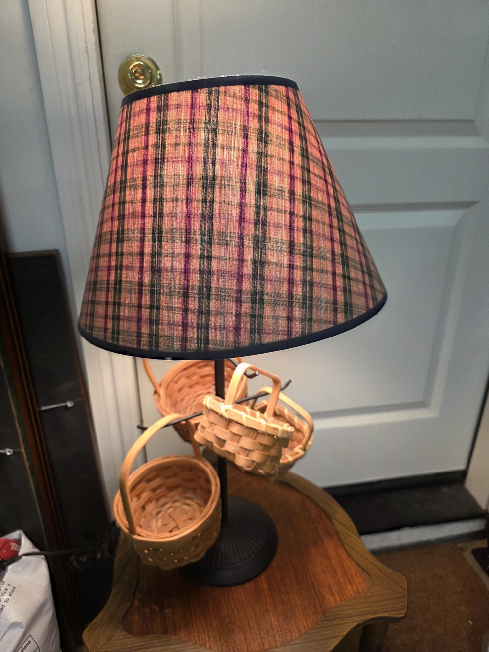 Baskets Table Lamp - Picture 4 of 5